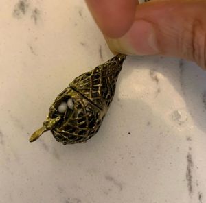 Antique Artistic Layered Bird &amp; Nest Necklace