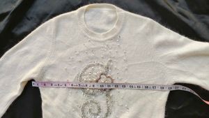 Embellished Knit Sweater