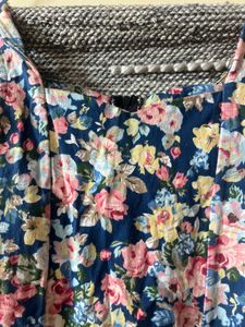 Floral Print Sleeveless Dress