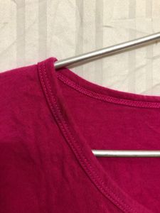 Sporto Rose Pink Full Sleeve T Shirt