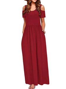 Elegant Maroon Dress