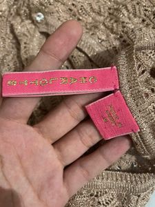 Vinatge Beige Knit Cardigan