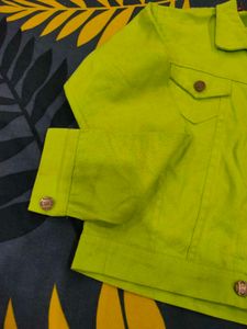 Green Denim Jacket