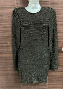 Sexy Black Glittery Dress