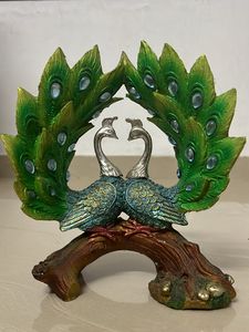 Peacock Showcase Decor