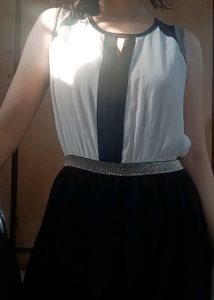 Black And White Formal Dress