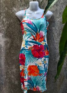 VN .Floral Bodycon Dress