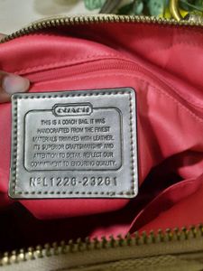 Coach Signature Canvas Satchel