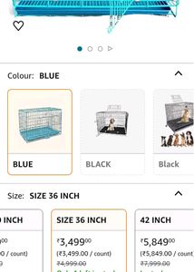 New Metal Dog Cage