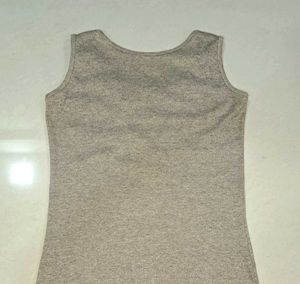 Golden Embellished Tank Top