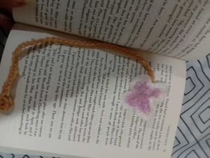 Flower Crochet Bookmark 🌸