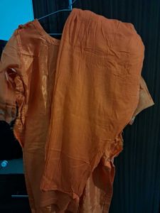 Elegant Orange Suit Set