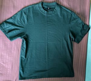 Desi Minimal Forest Green Oversized Fit Tshirt For