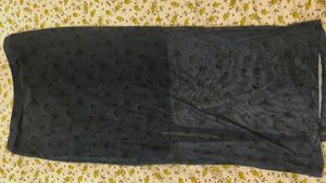 Elegant Navy Blue Midi Skirt New Year Sale❗❗❗