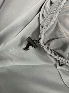Grey Baggy Fit Cargo Pants
