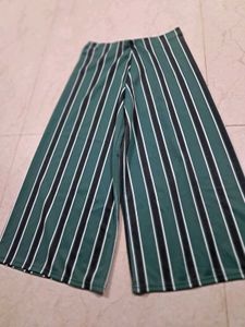 Striped Wide-Leg Palazzo Pants