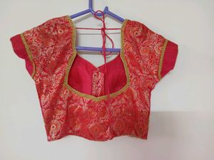 Traditional Zari Weaved Blouse