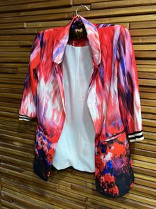 Very Smart Chic Padded Shoulder Blazer