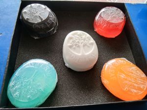 5 Organic Fruit Soaps@₹250