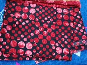 Unstitched Red Floral suit set