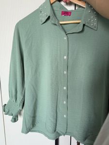 Pearl Shirt Top For Women