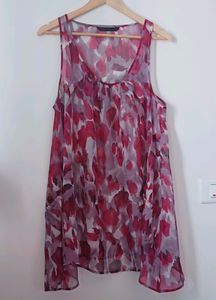 Floral Print Sleeveless Top