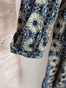 Utsa by Westside Olive Ethnic Patterned Kurta