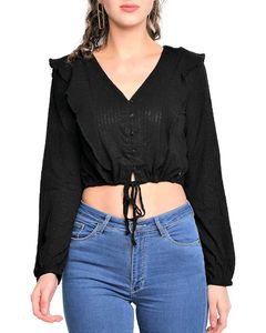 Black Full Sleeves Top