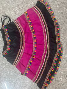 Ethnic Skirt with Colorful Details