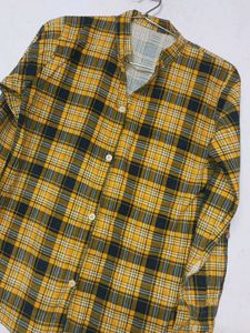 Mastuard Yellow Check Shirt