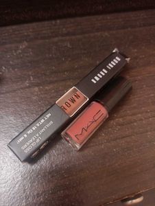 MAC AND BOBBI BROWN LIPGLOSS