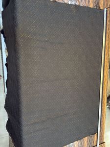 Elegant Black & Gold Brocade Fabric