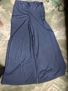 Blue Wide Leg Pants