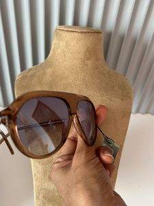 Brown Aviator Sunglasses