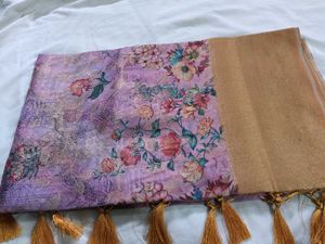Floral Print Saree