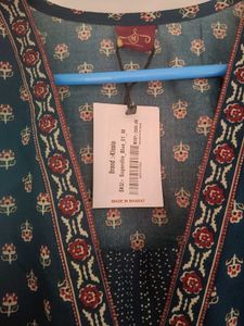 KLOSIA Women's Rayon Printed Anarkali Kurta and Pa