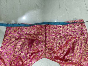 Pink &amp; Gold Brocade Blouse