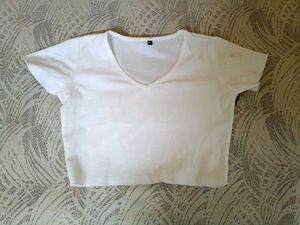 White Crop Top
