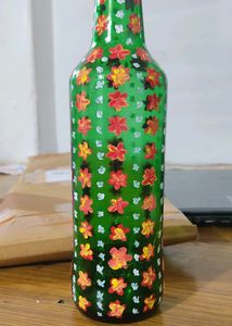 Bottle Art. My own Work . Using Beer bottle and Acrylic paints..
