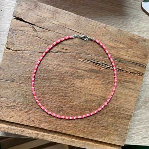 Pink Beaded Necklace💗