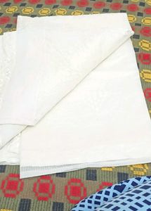 White Thread Work Saree