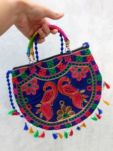 Embroidered 🦚Peacock Shoulder Bag