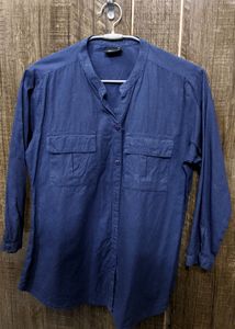 Women's blue shirt