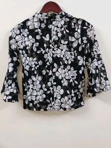Cute Black And White Top