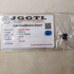 5.90 CTS./6.54 Ratti Original Blue Sapphire Neelam