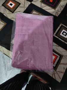 New Bath Towel No Coin Unused Pink Colour