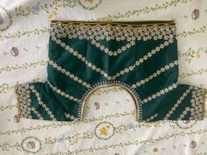 Emerald Green Embellished Blouse