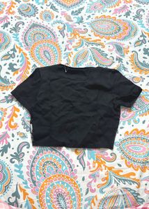 Black Crop Top