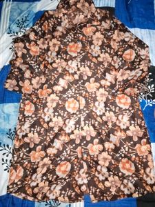 Floral Print Kurta