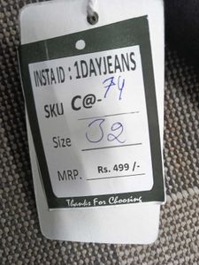 🥰C@74 Size-32 Straight Jeans